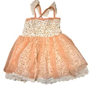 Wildling Coral Floral Fairy Dress Well Dressed Wolf